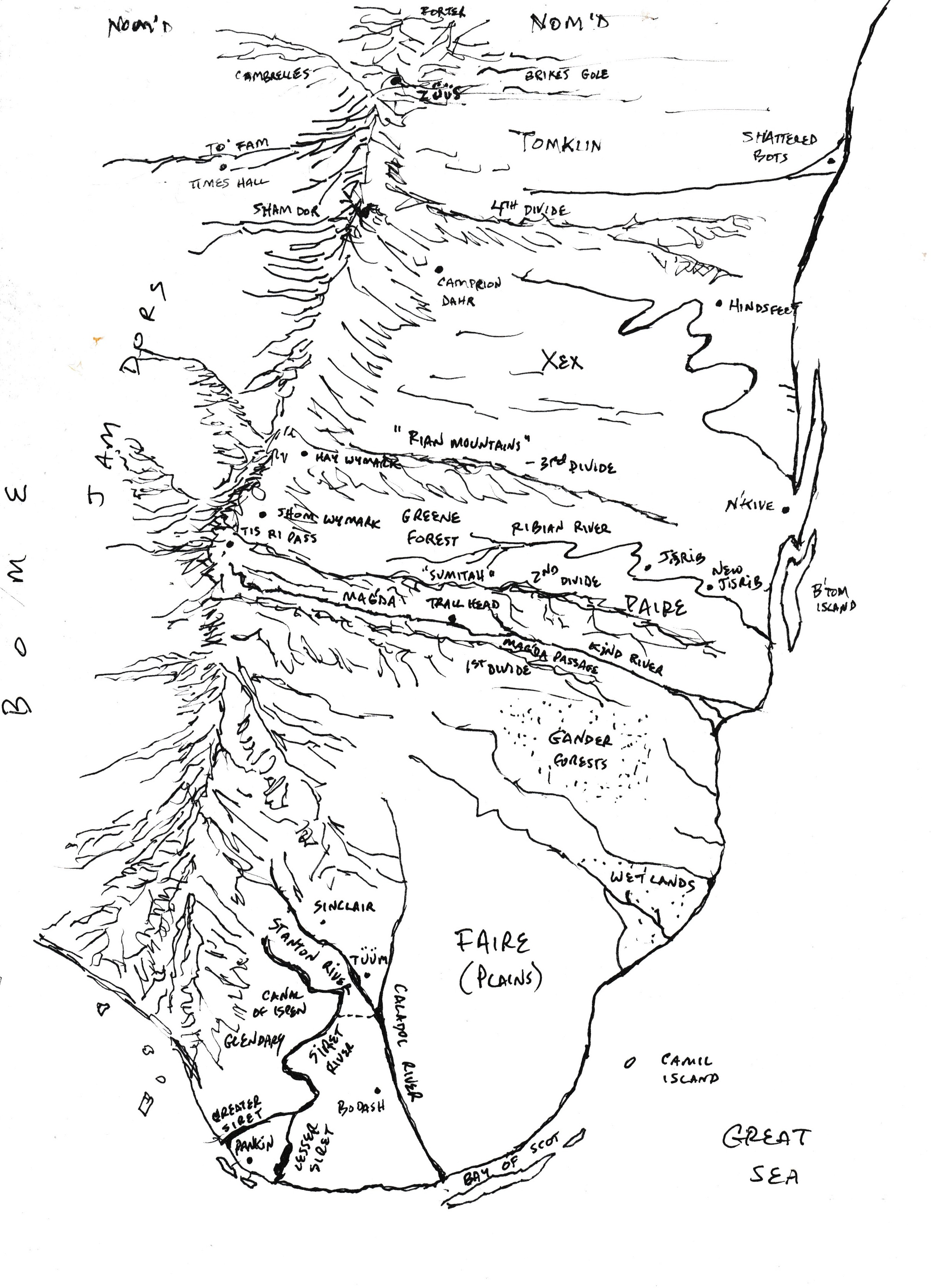 Tis Ri Map of the Realm